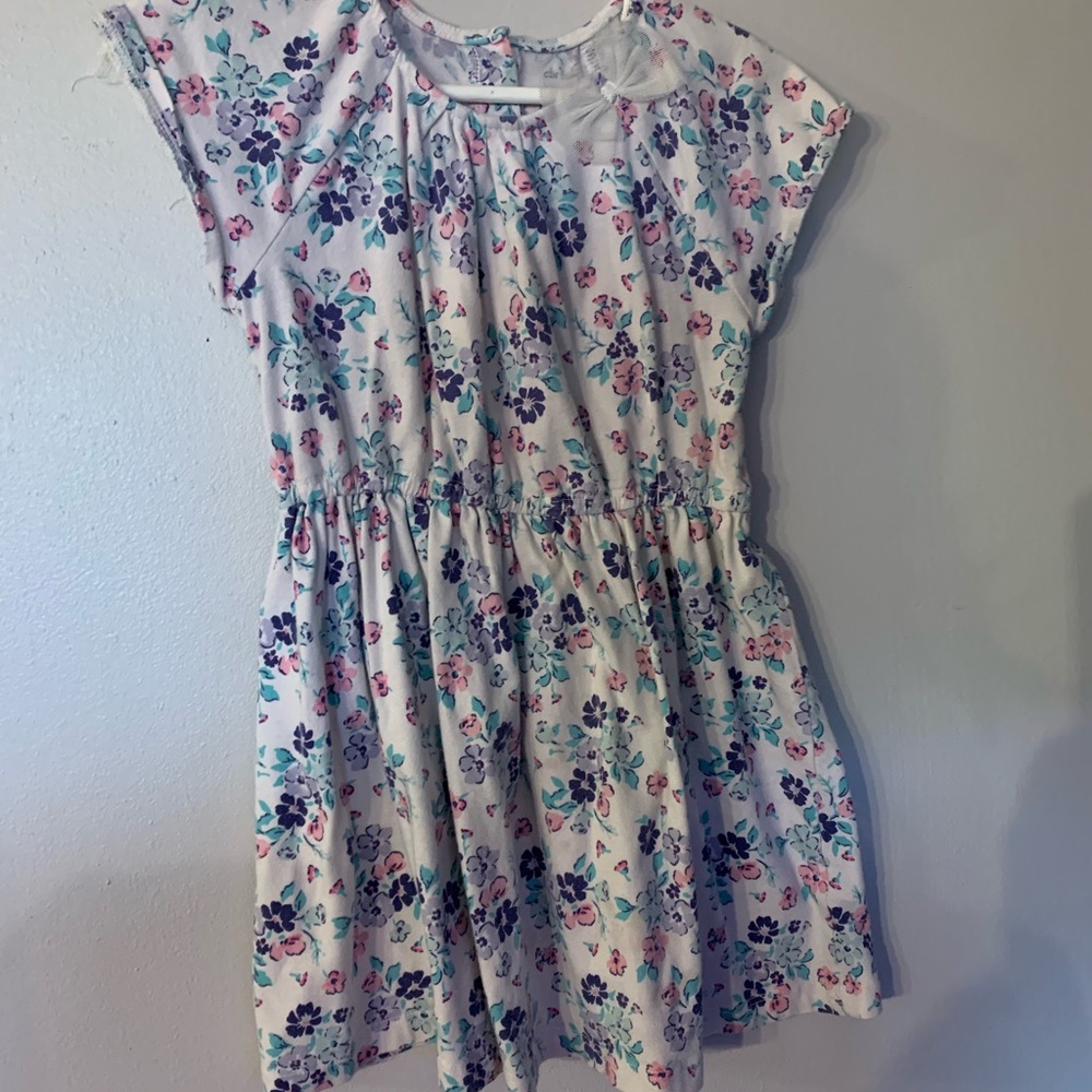 4t cotton jersey dress floral
